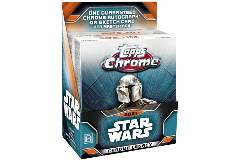 2021 Topps Chrome Star Wars Chrome Legacy Hobby Box