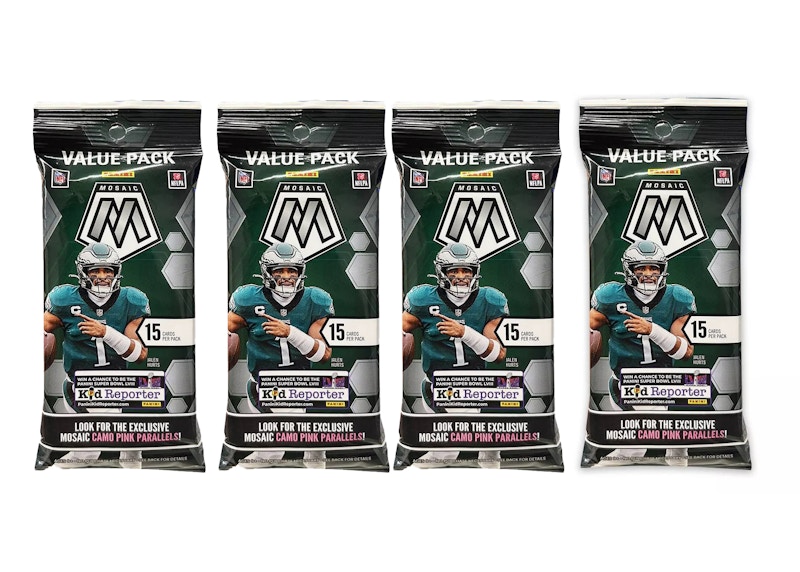 20222023 Panini Mosaic Football Value Pack 4x Lot 20222023 KR