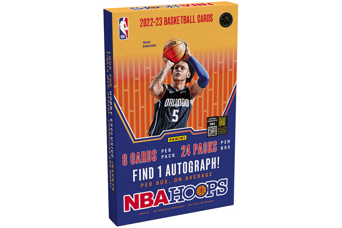 2022-23 Panini NBA Hoops Basketball Hobby Box