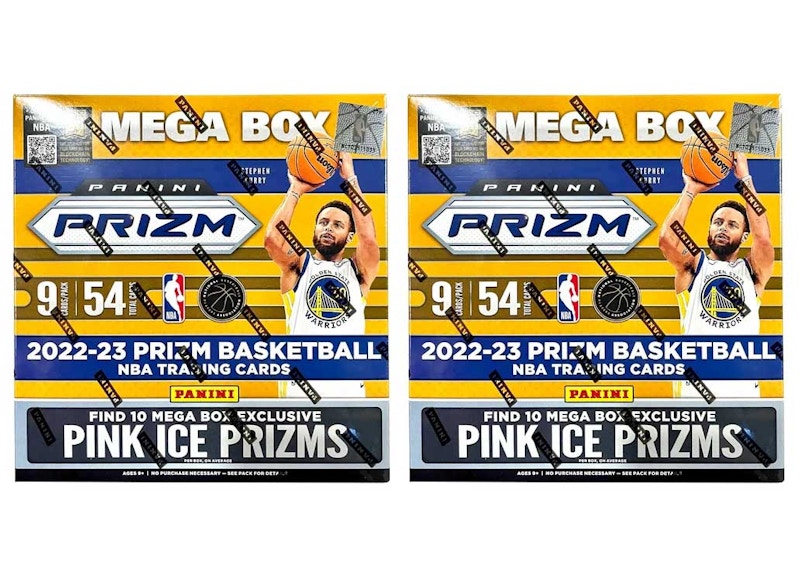 2022-23 Panini Prizm Basketball Mega Box (Pink Ice Prizms) 2x Lot ...