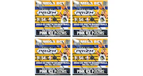 2022-23 Panini Prizm Basketball Mega Box (Pink Ice Prizms) 4x Lot