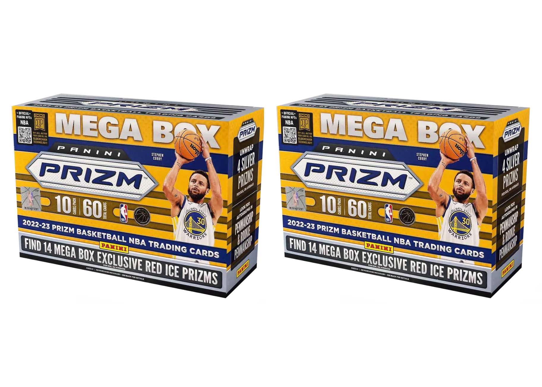 2022-23 Panini Prizm Basketball Mega Box (Red Ice Prizms) - 2022