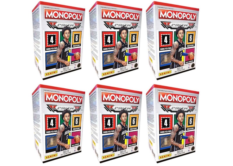 202223 Panini Prizm Monopoly Basketball Blaster Box 6x Lot 202223 CN