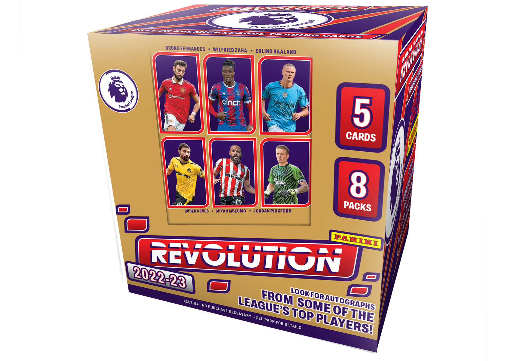 2022-23 Panini Revolution Premier League Soccer Hobby Box - 2022