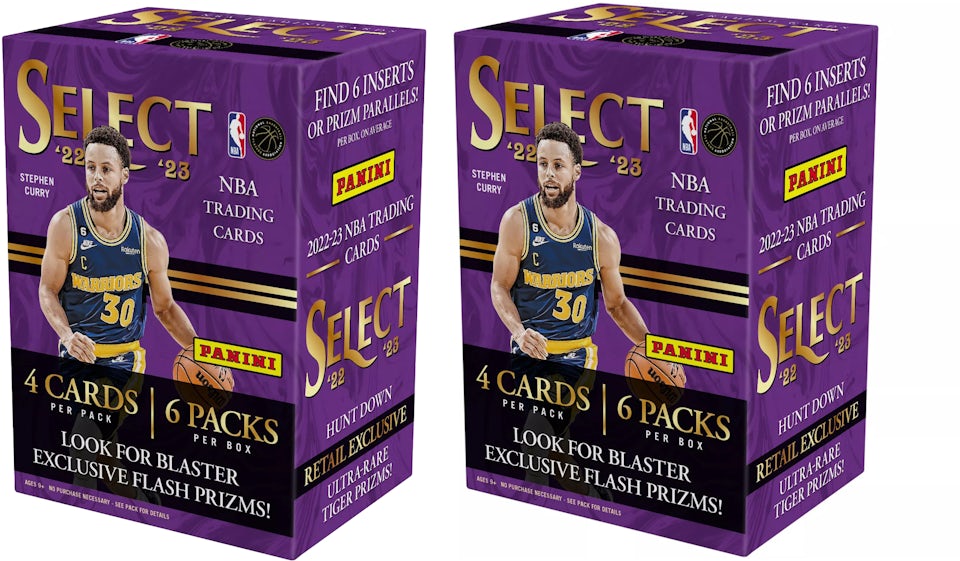 2022-23 Panini Select NBA Basketball Trading Cards Mega Box 