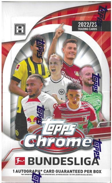 2022/23 Topps Chrome Bundesliga Soccer Hobby Box - 2022/23 - US