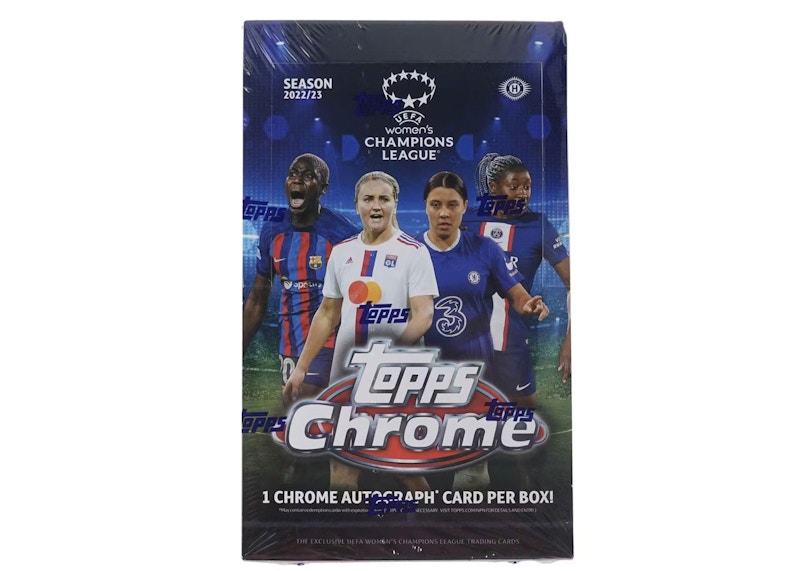 2022/23 Topps Chrome UEFA Women's Champions League Soccer Hobby