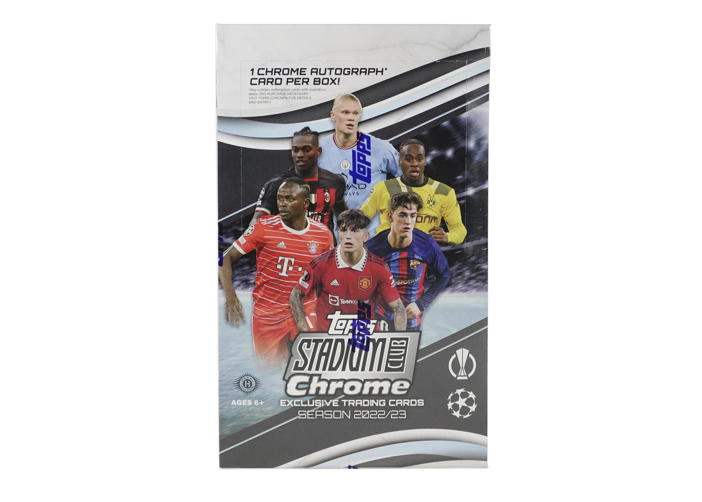 2022-23 Topps UEFA Stadium Club Chrome Soccer Hobby Box