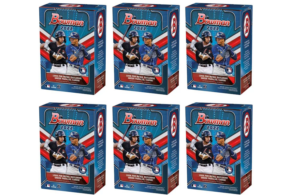 2022 Bowman Baseball Blaster Box 6x Lot