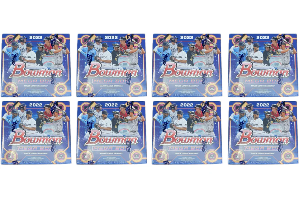 2022 Bowman Baseball Mega Box 8x Lot