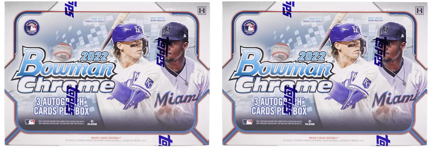 2022 Bowman Chrome Baseball HTA Choice Box