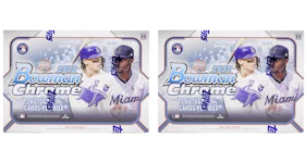 2022 Bowman Chrome Baseball HTA Choice Box 2x Lot