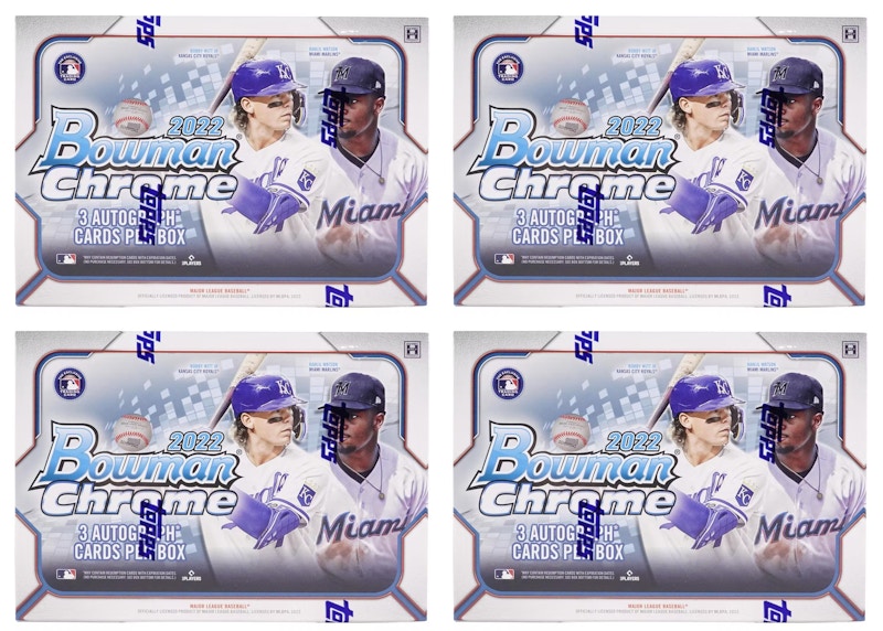 2022 Bowman Chrome Baseball HTA Choice Box 2x Lot - 2022 - JP