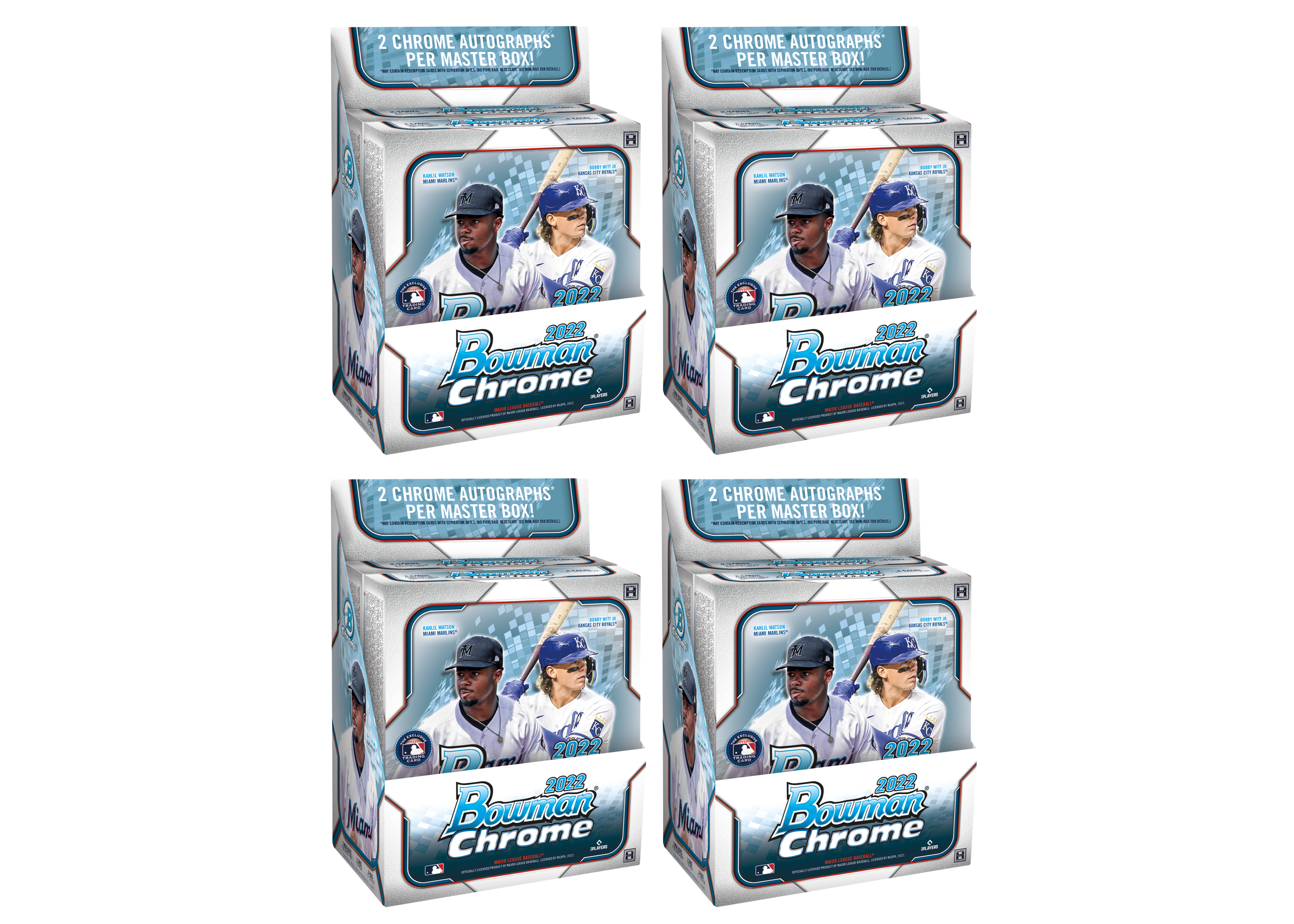 2022 Bowman Chrome Baseball Hobby Box 4x Lot - 2022 - US