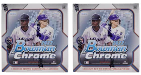 2022 Bowman Chrome Baseball Hobby Lite Box 2x Lot