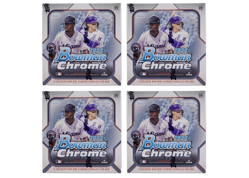 2022 Bowman Chrome Baseball Hobby Lite Box 4x Lot - 2022 - US