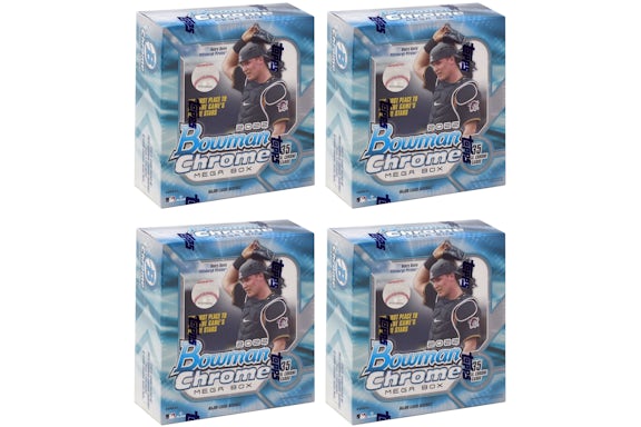 2022 Bowman Chrome Baseball Mega Box 4x Lot