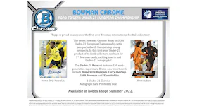 2022 Bowman Chrome Road to UEFA Under-21 European Championship Soccer Hobby Box