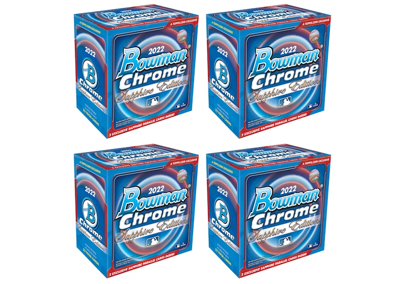 2022 Bowman Chrome Sapphire Edition Baseball Box 4x Lot 2022 US