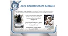 2022 Bowman Draft Baseball Hobby Lite Box 2x lotto