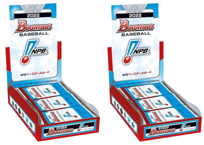 2022 Bowman NPB (Nippon Professional Baseball) Baseball Hobby Box 2x Lot 2022 US
