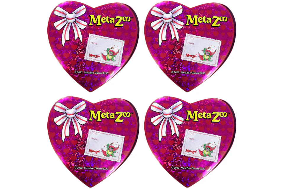 2022 MetaZoo TCG Valentines Day Chibi Mini Set Holiday Box 4x Lot