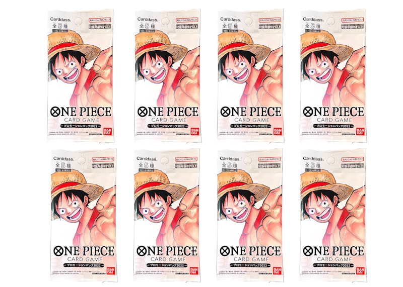 2022 One Piece Card Game Vol.1 Promo Pack (Japanese) 8x Lot - 2022 - US
