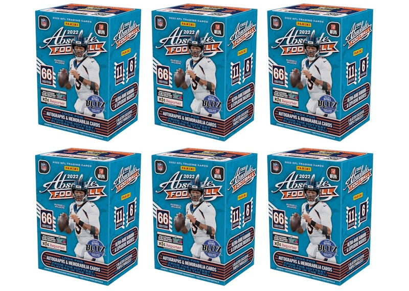 2022 Panini Absolute Football Fanatics Exclusive Blaster Box (Purple