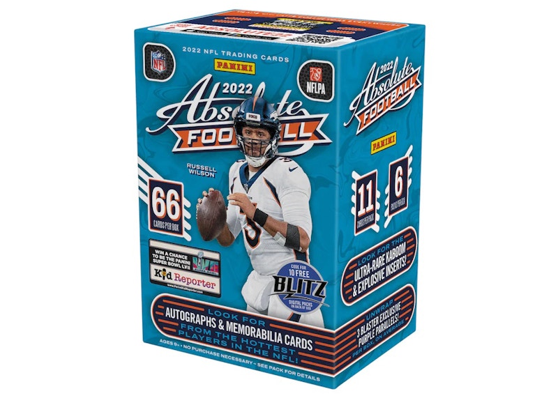 2022 Panini Absolute Football Fanatics Exclusive Blaster Box (Purple