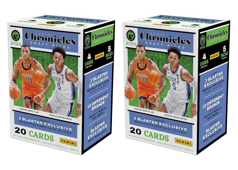 2022 Panini Chronicles Draft Picks Collegiate Basketball Blaster