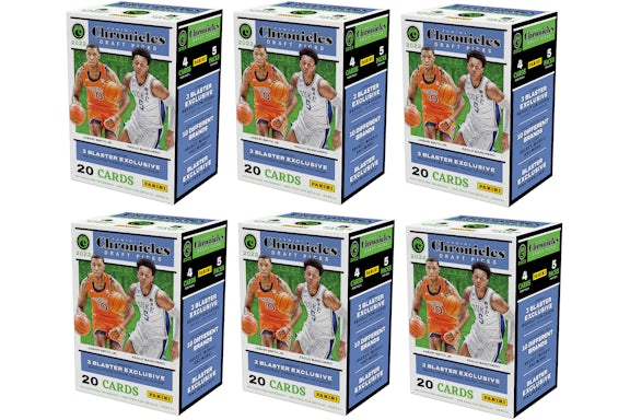 2022 Panini Chronicles Draft Picks Collegiate Basketball Blaster Box 6x Lot