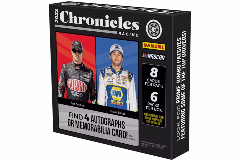 2022 Panini Chronicles NASCAR Racing Hobby Box