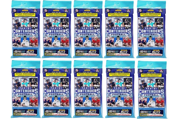 2022 Panini Contenders Football Value Pack 10x Lotto