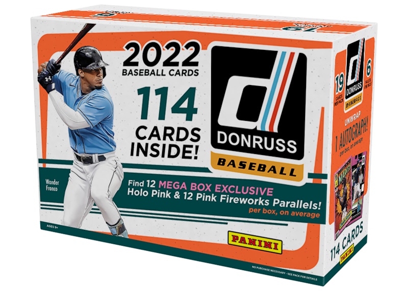 2022 Panini Donruss Baseball Mega Box (Pink Parallels) 2022