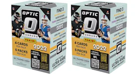 2022 Panini Donruss Optic Football 6-Pack Blaster Box (Purple Shock Parallels) 2x Lot