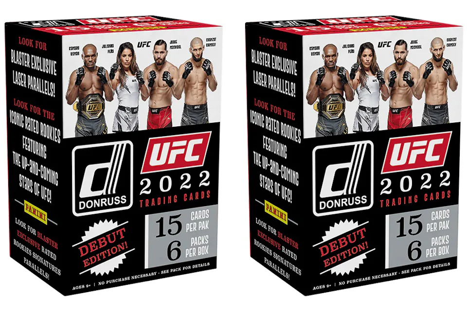 2022 Panini Donruss UFC Blaster Box 2x Lot