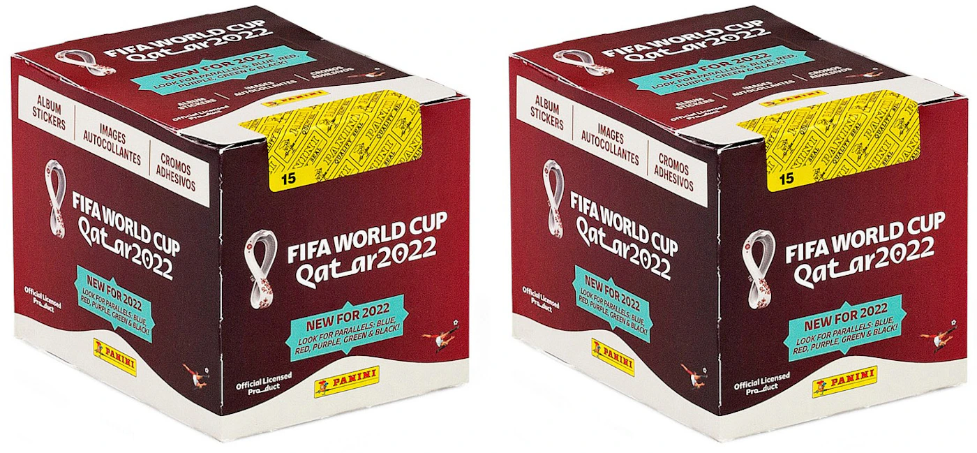 2022 Panini World Cup Soccer Stickers + Free Album (Sports Trading Cards),  BOX - Kroger