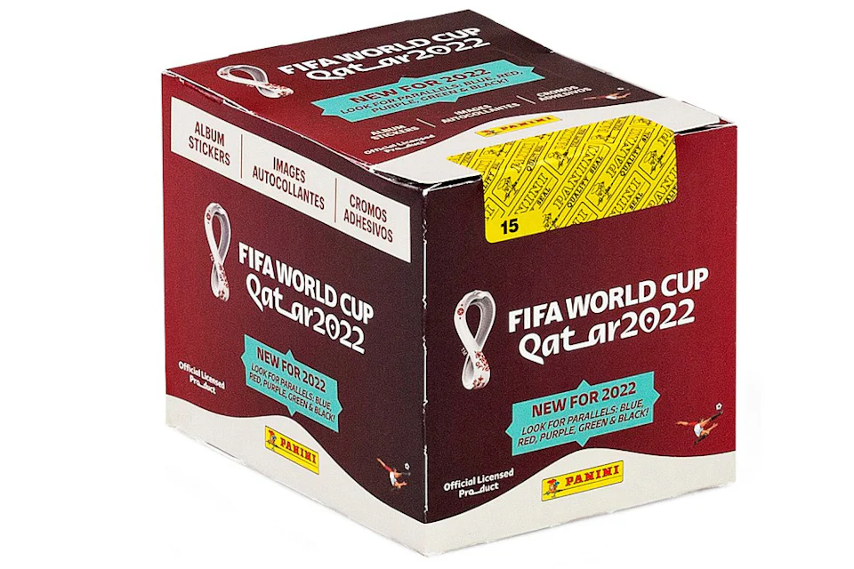 2022 Panini Fifa World Cup Qatar Soccer Sticker Collection Box - 2022 - US