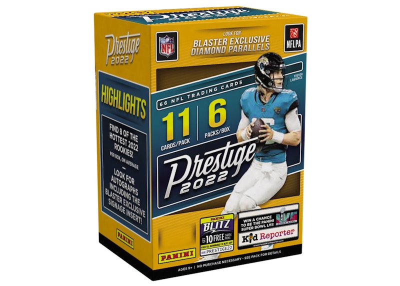 4X Panini purchases 2021 NFL Prestige Blaster Box