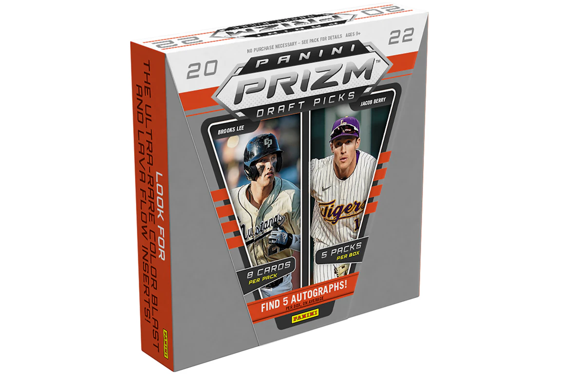 2022 Panini Prizm Draft Picks Collegiate Baseball Hobby Box - 2022 - DE