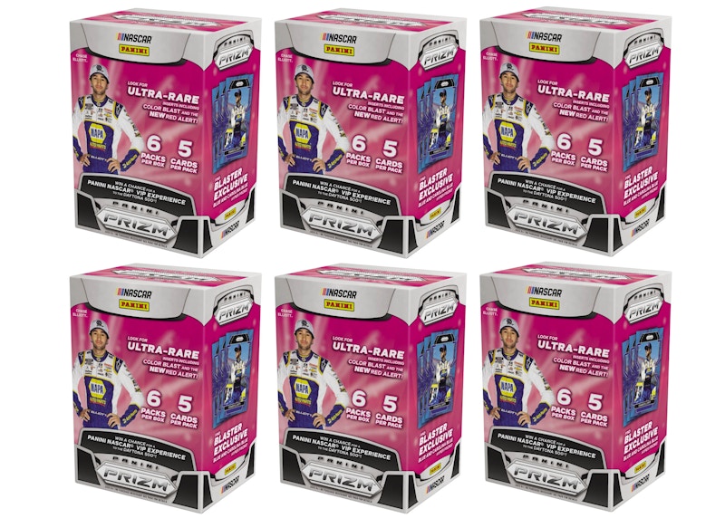 2022 Panini Prizm NASCAR Racing Blaster Box 6x Lot