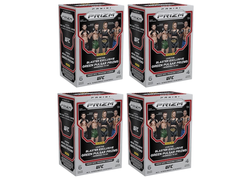 2022 Panini Prizm UFC Blaster Box 4x Lot - 2022 - JP