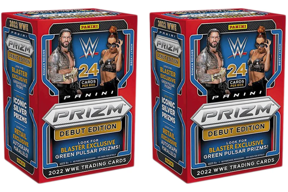 2022 Panini Prizm WWE Wrestling Blaster Box 2x Lot
