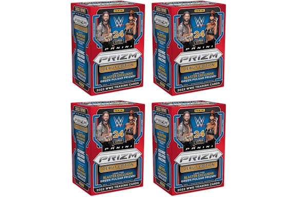 2022 Panini Prizm WWE Wrestling Blaster Box 4x Lot