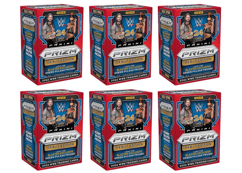 2022 Panini Prizm WWE Wrestling Blaster Box 6x Lot - 2022 - JP