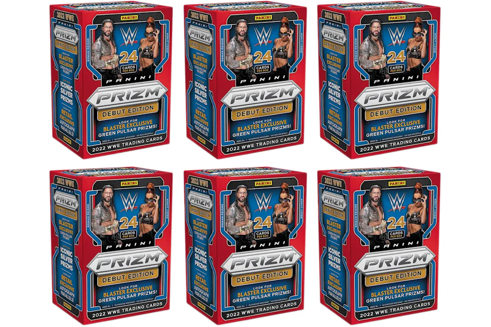 2022 Panini Prizm WWE Wrestling Blaster Box 6x Lot