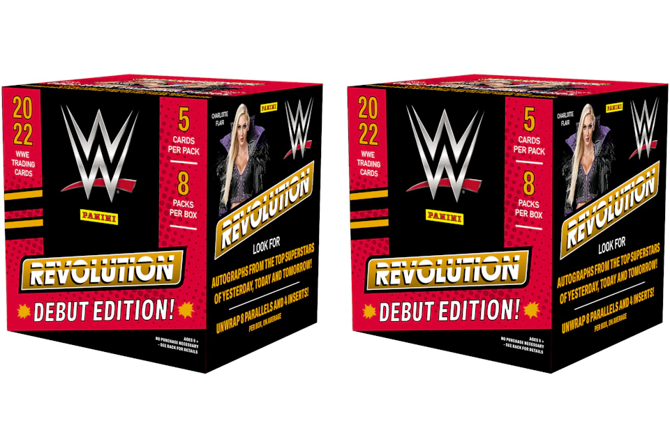 2022 Panini Revolution WWE Wrestling Hobby Box 2x Lot