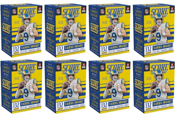 2022 Panini Score Football Fanatics Exclusive Blaster Box (Pink Parallels) 8x Lot