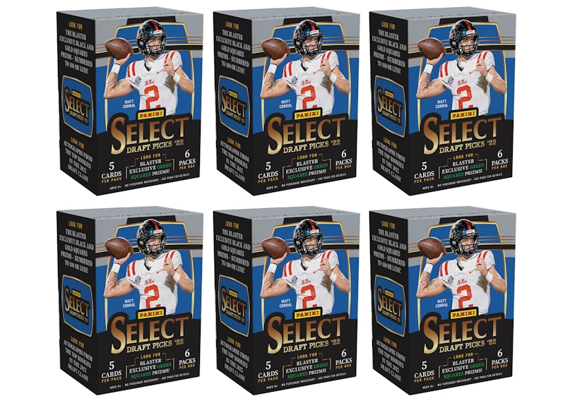 2022 Panini Select Draft Picks Collegiate Football Fanatics Exclusive