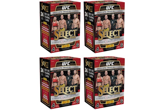 2022 Panini Select UFC Blaster Box 4x Lot